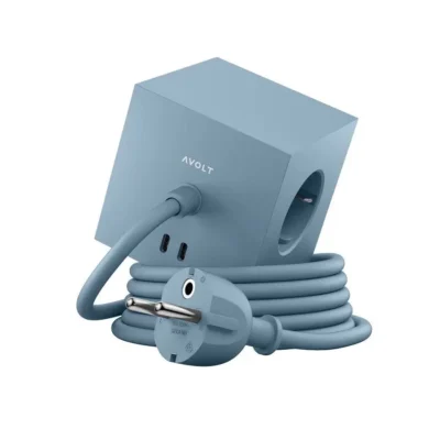 Avolt Square 1 USB jatkojohto, sininen