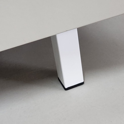 Valkoinen jalka, kulmikas, 10 cm