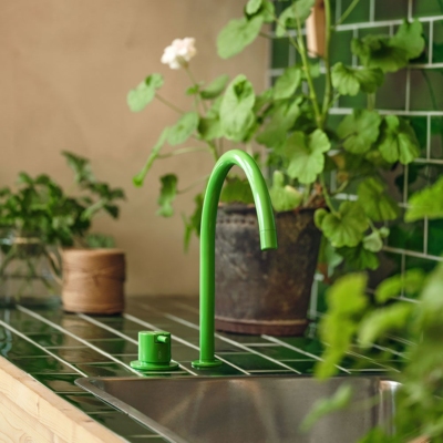 590H vihreä kaareva Volan hana