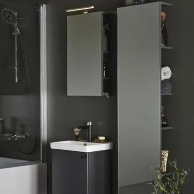 Store Säilytyspeili 40×70 cm, valkoinen