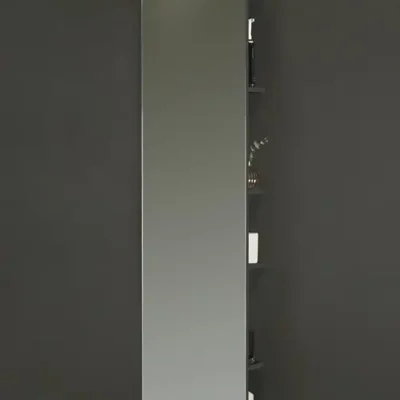 Store Säilytyspeili 40×155 cm, antrasiitti