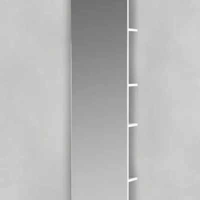 Store Säilytyspeili 40×155 cm, valkoinen